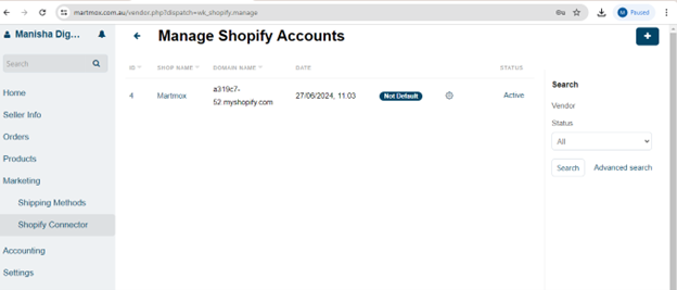 Account created